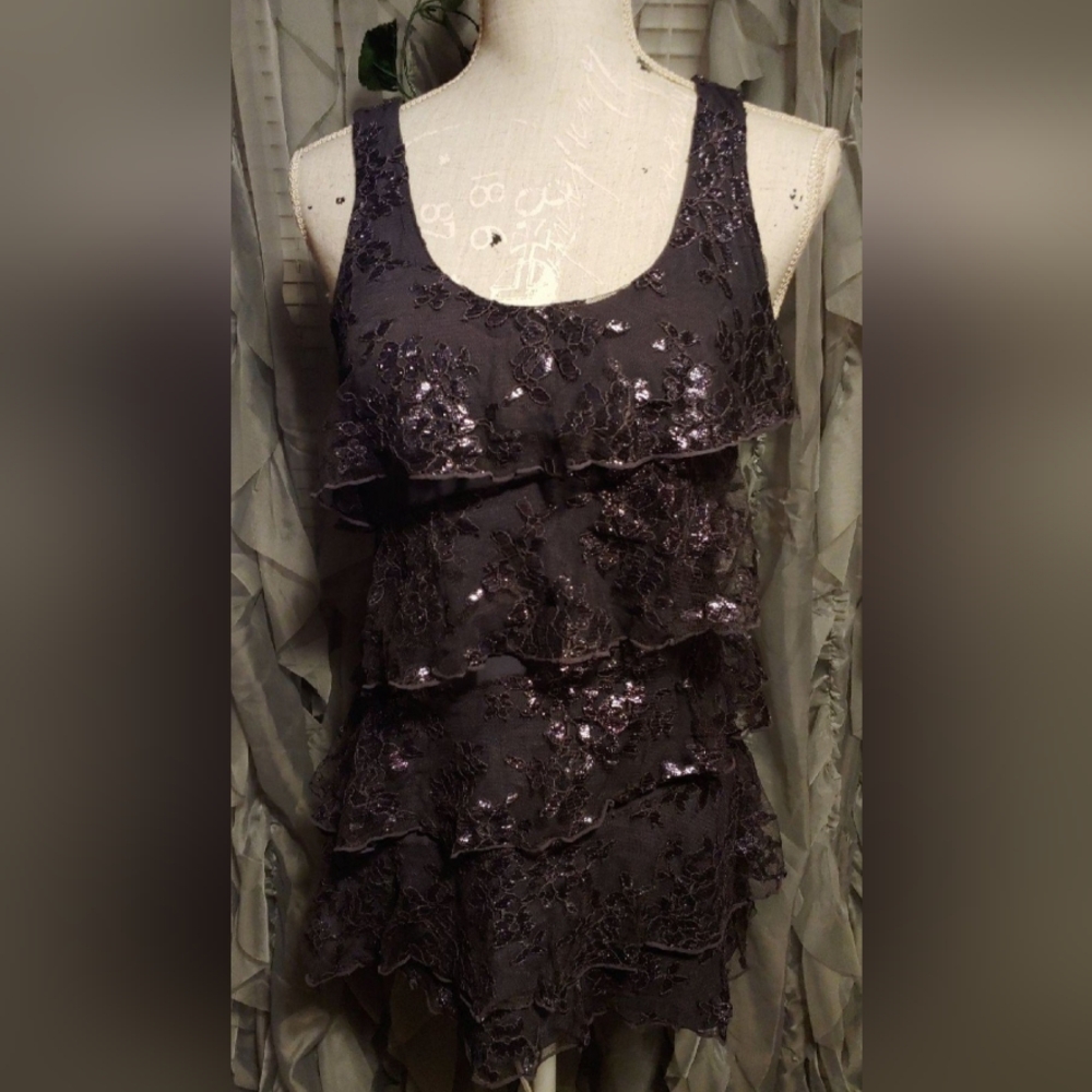 Express Tiered Ruffled Top